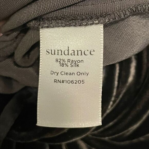 Sundance Aviana Velvet Wrap Jumpsuit in Smoke Gray Size PXXS - Picture 7 of 14